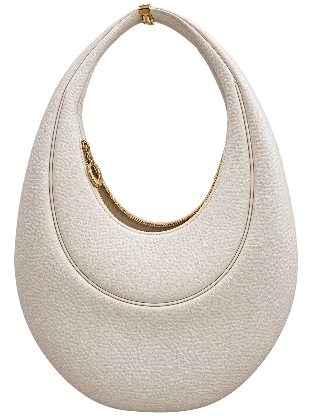Bvlgari Vintage Cream Crescent Shoulder Bag! EUC!!